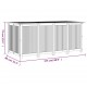 Sonata H Градинска кутия за съхранение 175x80x75 см акациево дърво масив