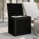 Sonata H Градински сандък за съхранение черен 55,5x43x53 см полипропилен