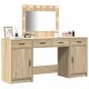 Sonata H 3 частен комплект тоалетка с LED осветление от дъбова инженерна дървесина