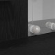 Sonata H Тоалетна маса с LED светлини Черен дъб 96x40x142 см
