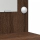Sonata H Тоалетка с LED светлини Кафяв дъб 78,5x41x135 см