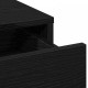 Sonata H Тоалетна маса  с LED светлини Черен дъб 50x41x135 см