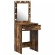 Sonata H Dressing Table с LED светлини Опушен дъб 50x41x135 см