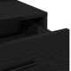 Sonata H Тоалетка с LED светлини Черен дъб 79x41x135 см