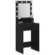 Sonata H Тоалетка с LED осветление, Черен дъб, 50x41x135 см