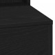 Sonata H Тоалетна маса с LED светлини, Черен дъб, 100x41x135 см