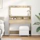 Sonata H Тоалетка с LED светлина Сонома дъб 100x41x135 см