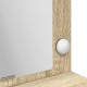 Sonata H Тоалетка с LED светлина Сонома дъб 100x41x135 см