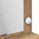 Sonata H тоалетна маса с LED светлини от Artisan дъб, 100x41x135 см
