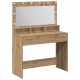 Sonata H тоалетна маса с LED светлини от Artisan дъб, 100x41x135 см