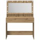 Sonata H тоалетна маса с LED светлини от Artisan дъб, 100x41x135 см