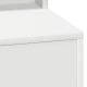 Sonata H Тоалетка с LED лампи, Бяла, 79x41x135 см