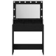 Sonata H Тоалетка с LED светлина Черен дъб 79x41x135 см