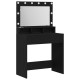 Sonata H Тоалетка с LED светлина Черен дъб 79x41x135 см