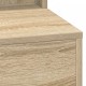 Sonata H Тоалетна маса с LED осветление в цвят Сонома дъб, 50x41x135 см