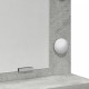 Sonata H Тоалетка с LED светлини, Светлосиво, 50x41x135 см