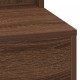 Sonata H Тоалетка за грим с LED светлини - Кафяв дъб - 50x41x135 см