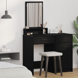 Sonata H Тоалетка с чекмеджета Черен дъб 50x41x140 см - Măsuțe de toaletă și oglinzi