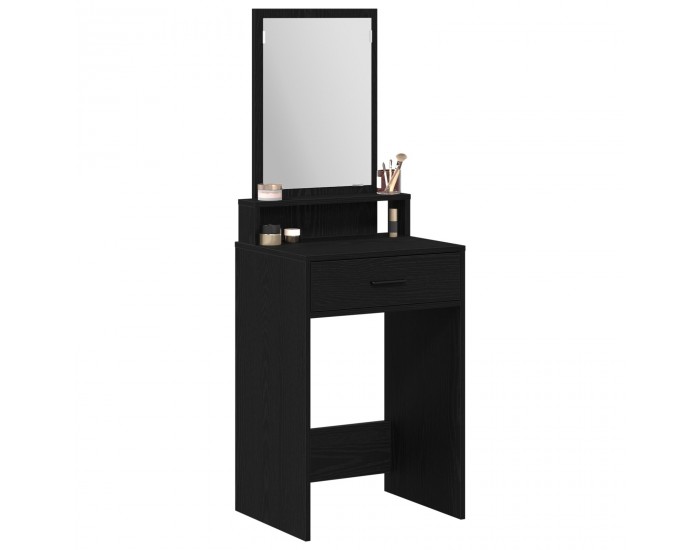 Sonata H Тоалетка с чекмеджета Черен дъб 50x41x140 см