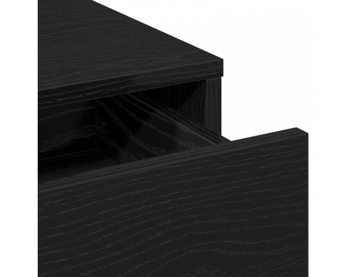 Sonata H Тоалетка с чекмеджета Черен дъб 50x41x140 см