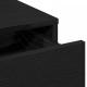 Sonata H Тоалетка с чекмеджета Черен дъб 50x41x140 см