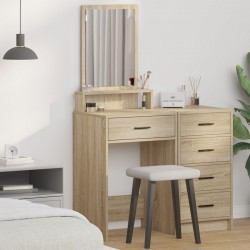 Sonata H Тоалетка с чекмеджета Sonoma дъб 50x41x140 см - Măsuțe de toaletă și oglinzi