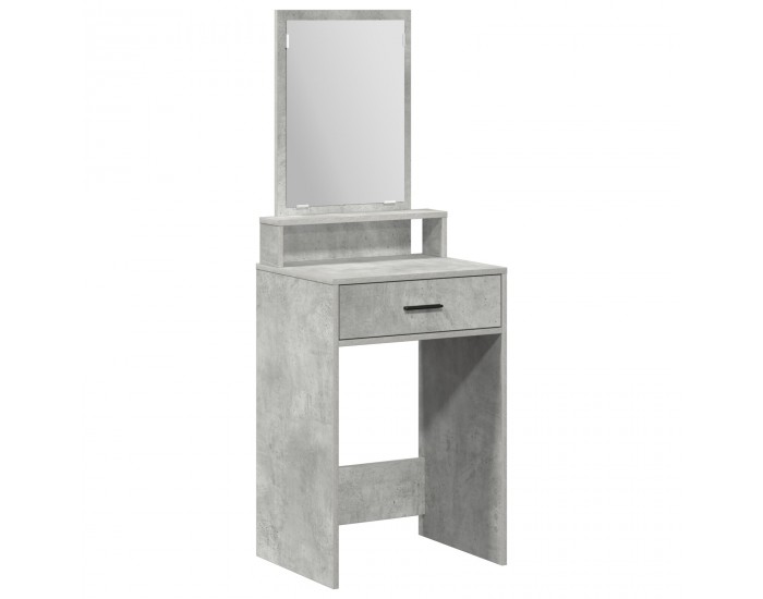 Sonata H Тоалетка с чекмеджета с цвят сиво бетон, размер 50x41x140 см