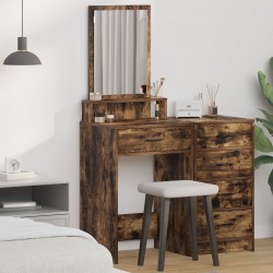 Sonata H Тоалетна маса с чекмедже Опушен дъб 50x41x140 см - Măsuțe de toaletă și oglinzi