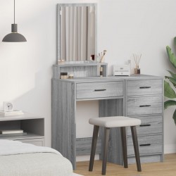 Sonata H Тоалетка с чекмеджета в сиво сонома 50x41x140 см - Măsuțe de toaletă și oglinzi