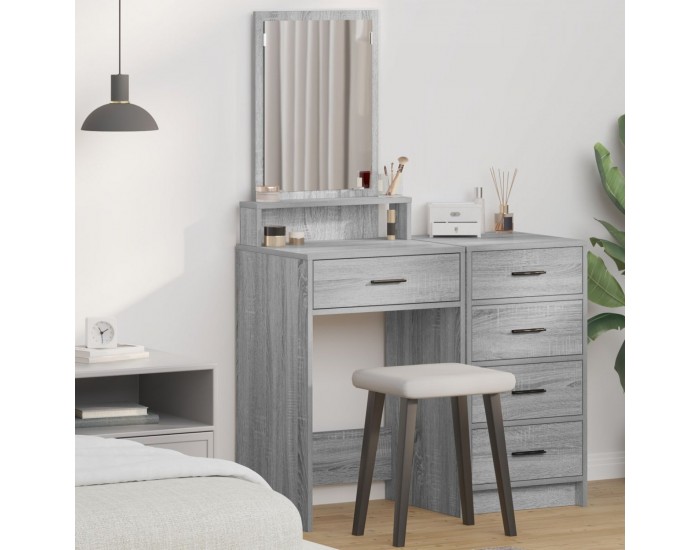 Sonata H Тоалетка с чекмеджета в сиво сонома 50x41x140 см