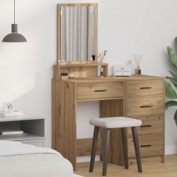 Sonata H Тоалетна маса с чекмеджета Занаятчийски дъб 50x41x140 см - Măsuțe de toaletă și oglinzi