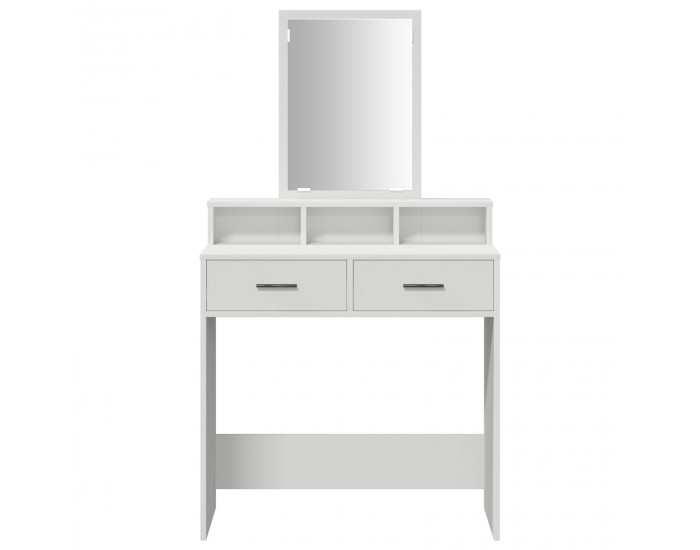 Sonata H Тоалетна маса с чекмеджета Бяло 79x41x140 см