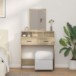 Sonata H Тоалетка с чекмеджета Дъб Сонома 79x41x140 см - Măsuțe de toaletă și oglinzi