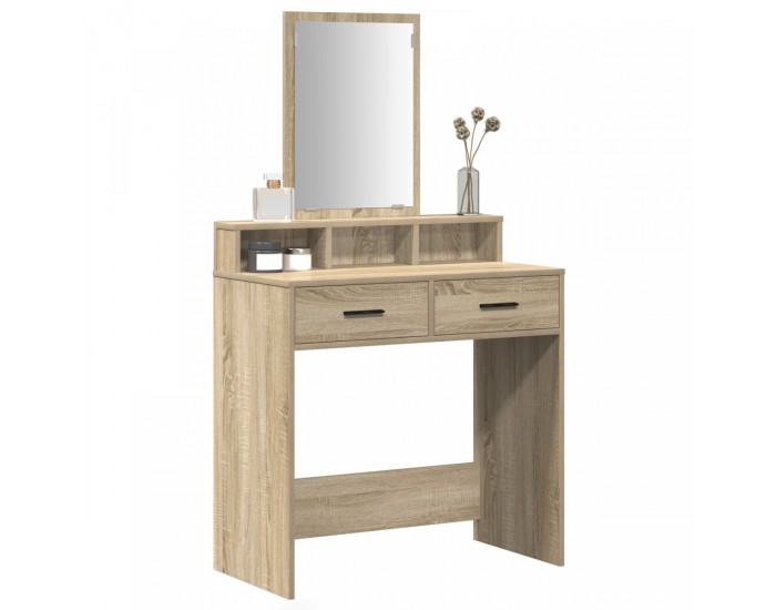 Sonata H Тоалетка с чекмеджета Дъб Сонома 79x41x140 см