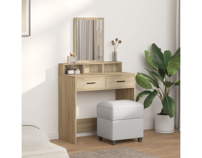 Sonata H Тоалетка с чекмеджета Дъб Сонома 79x41x140 см