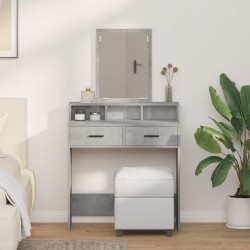 Sonata H Тоалетка с чекмеджета Бетон сиво 79x41x140 см - Măsuțe de toaletă și oglinzi