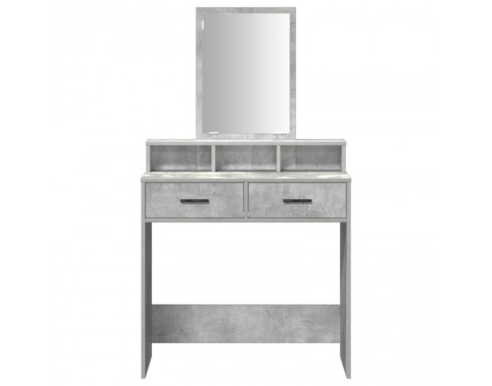 Sonata H Тоалетка с чекмеджета Бетон сиво 79x41x140 см