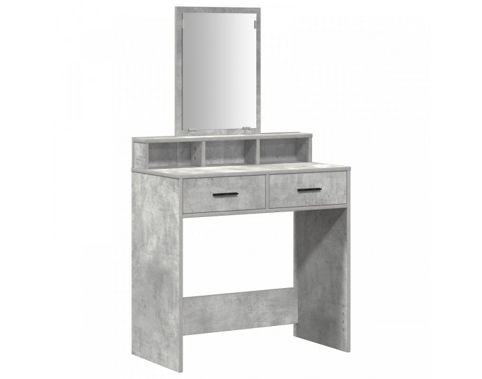 Sonata H Тоалетка с чекмеджета Бетон сиво 79x41x140 см