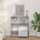 Sonata H Тоалетка с чекмеджета Сив Сонома 79x41x140 см