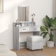 Sonata H Тоалетка с чекмеджета Сив Сонома 79x41x140 см