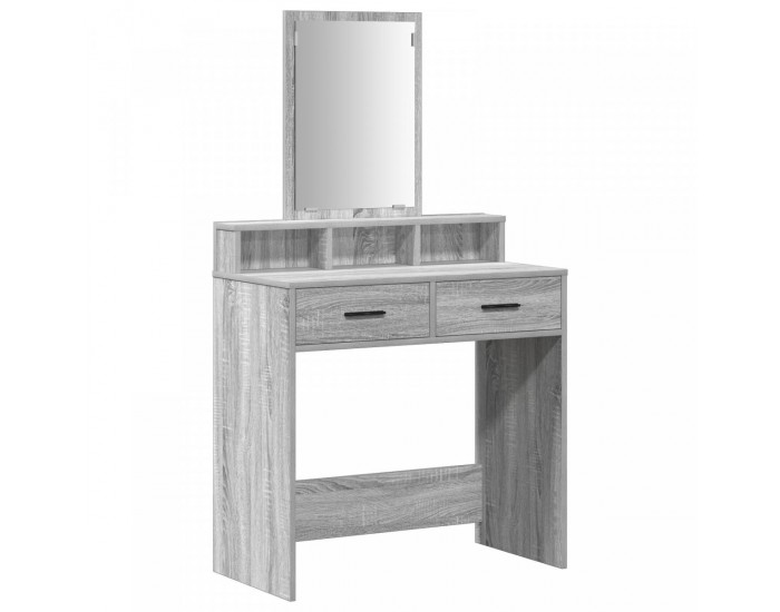 Sonata H Тоалетка с чекмеджета Сив Сонома 79x41x140 см
