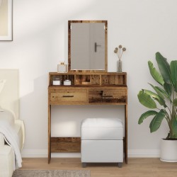 Sonata H Тоалетка с чекмеджета, старо дърво, 79x41x140 см - Măsuțe de toaletă și oglinzi