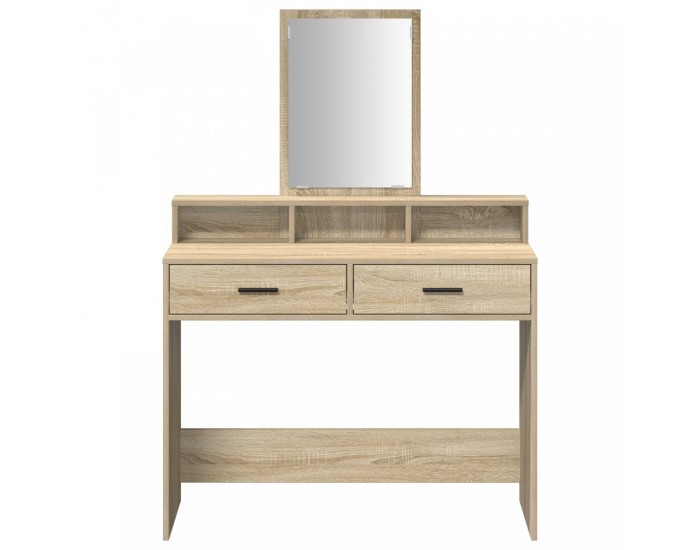 Sonata H Тоалетка с чекмеджета Сонома дъб 100x41x140 см