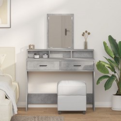 Sonata H Тоалетка с чекмеджета Цветен бетон 100x41x140 см - Măsuțe de toaletă și oglinzi