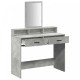 Sonata H Тоалетка с чекмеджета Цветен бетон 100x41x140 см