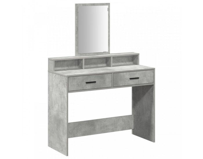 Sonata H Тоалетка с чекмеджета Цветен бетон 100x41x140 см