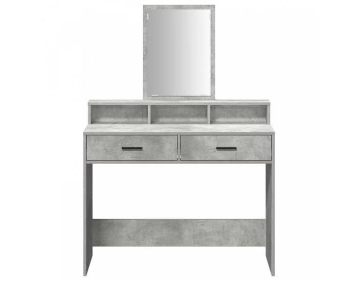 Sonata H Тоалетка с чекмеджета Цветен бетон 100x41x140 см