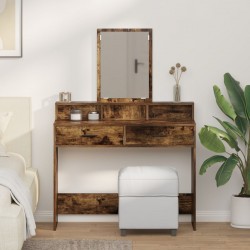 Sonata H Тоалетка с чекмеджета - Опушен дъб, 100x41x140 см - Măsuțe de toaletă și oglinzi