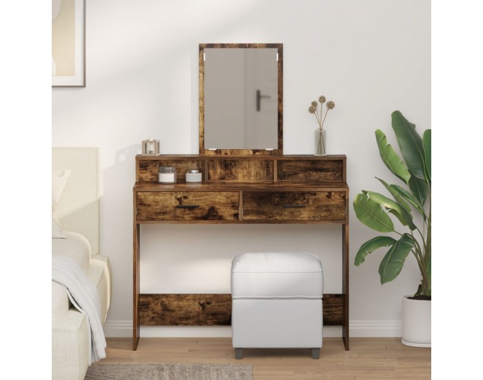 Sonata H Тоалетка с чекмеджета - Опушен дъб, 100x41x140 см