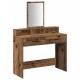 Sonata H Тоалктна маса с чекмеджета Старо дърво 100x41x140 см